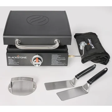 Blackstone 17" Portable Outdoor Griddle with Hood,Carry Bag & Tool Kit