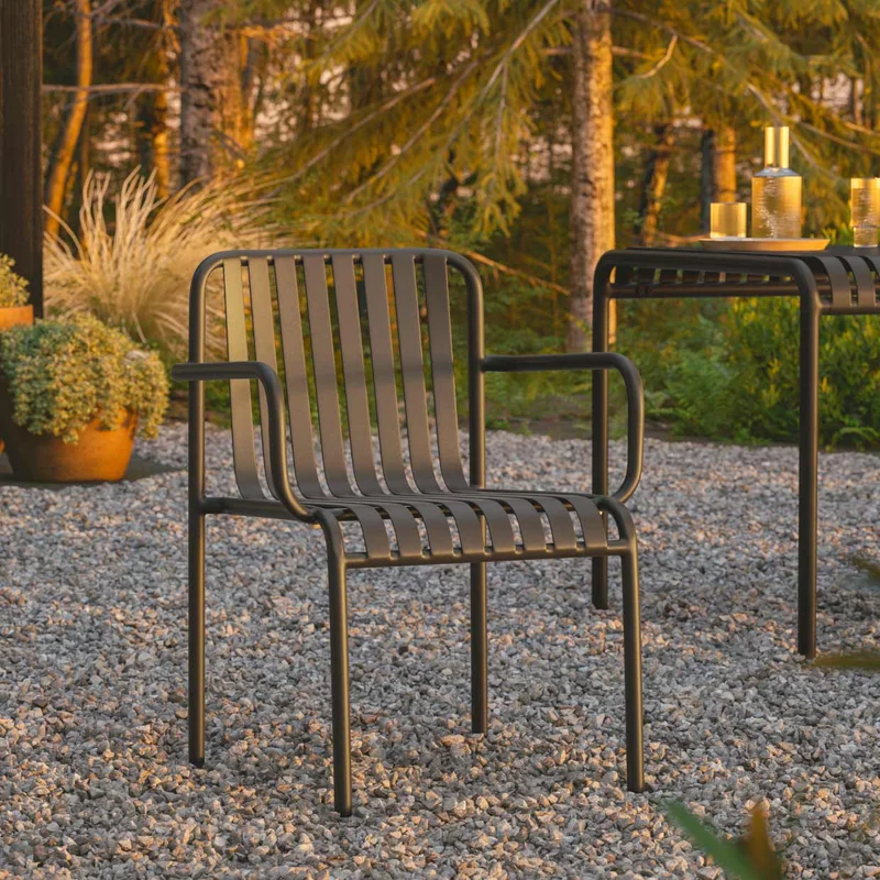 Get comfortable in these dining chairs that work in every outdoor dining area.