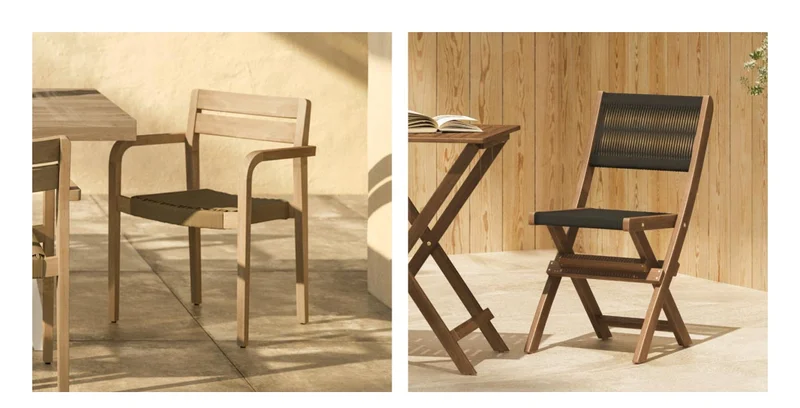 Get comfortable in these dining chairs that work in every outdoor dining area.
