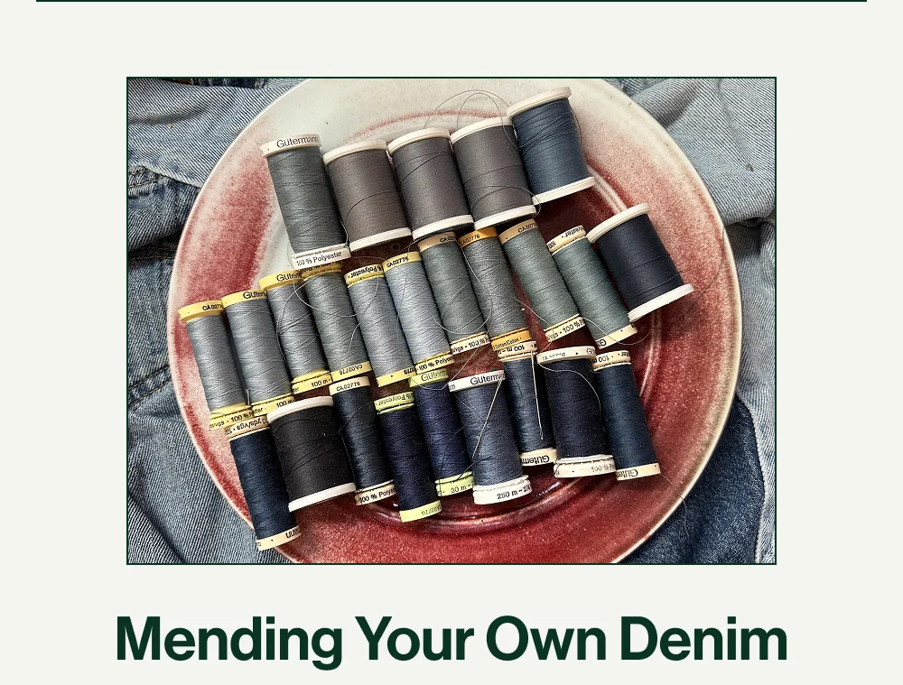 Mending Your Own Denim