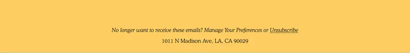 Manage Preferences