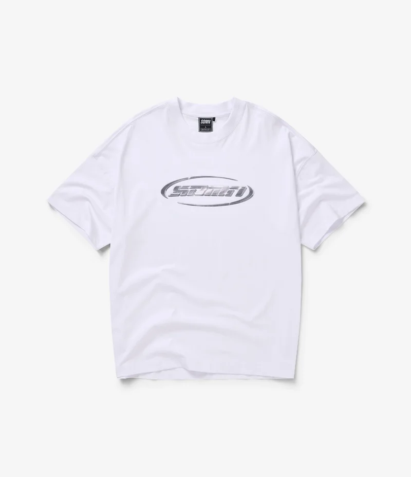 CHROME LOGO T-SHIRT - VINTAGE WHITE