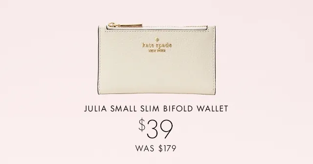 JULIA SMALL SLIM BIFOLD WALLET