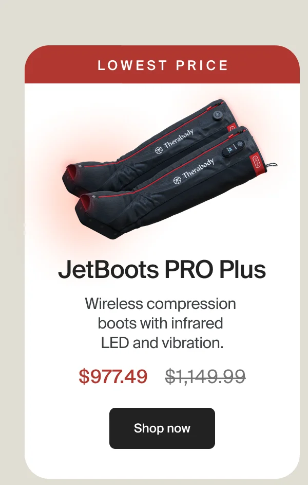 LOWEST PRICE | JetBoots PRO Plus | Wireless compression  boots with infrared  LED and vibration. | $977.49 | Shop now