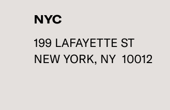 NYC: 199 Lafayette St., NY, NY 10012