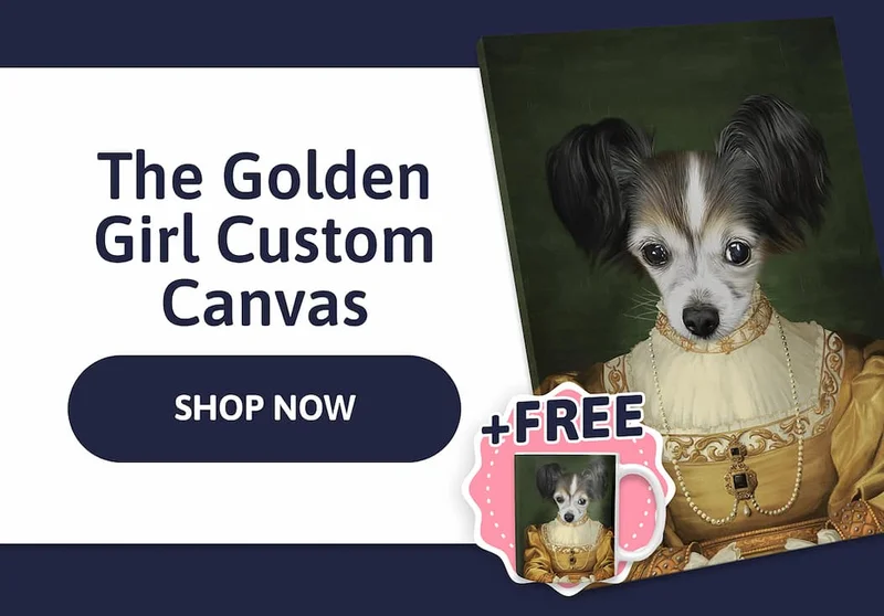 The Golden Girl Custom Canvas (+ FREE MUG)
