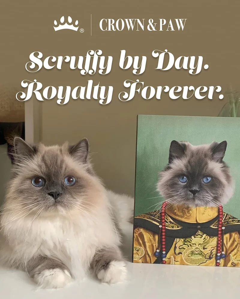 SCRUFFY BY DAY. ROYALTY FOREVER.