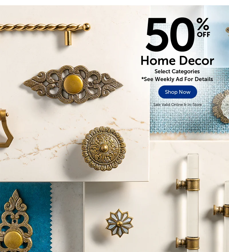 50% Off Home Decor - Select Categories