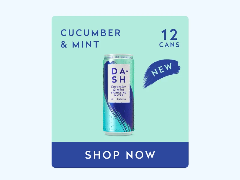 Cucumber & Mint Sparkling Water