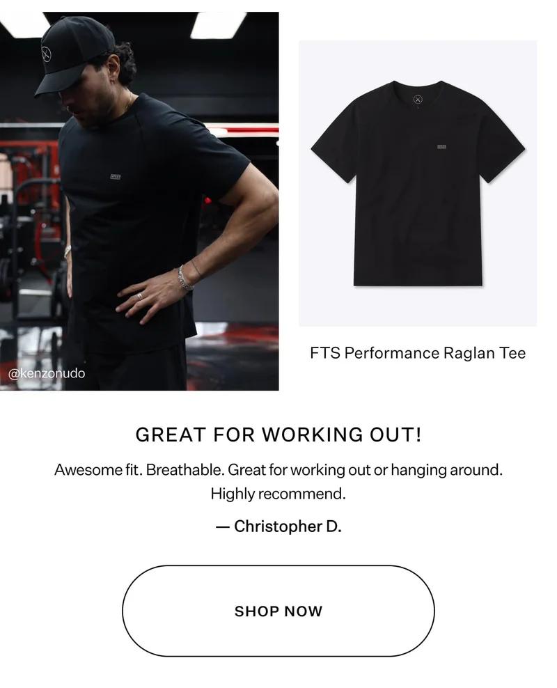 FTS Performance Raglan Tee