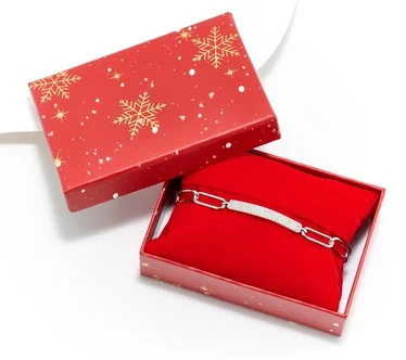 Affinity Diamonds 0.5 cttw Bar Paperclip Chain Bracelet, Sterl