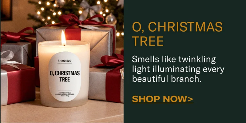 O, Christmas Tree | Smells like twinkling light illuminating every beautiful branch. | Shop Now