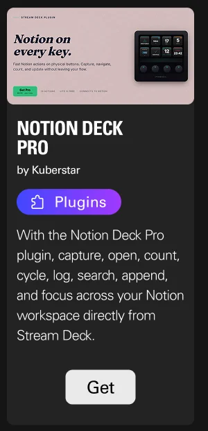 Notion Deck Pro by Kuberstar Notion Deck Pro by Kuberstar