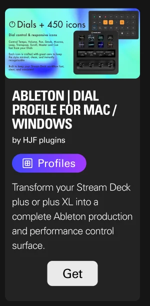 Ableton | Dial Profile for Mac / Windows by HJF plugins Ableton | Dial Profile for Mac / Windows by HJF plugins
