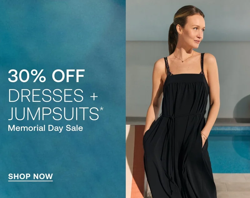 30% off dresses + jumpsuits 30% off dresses + jumpsuits