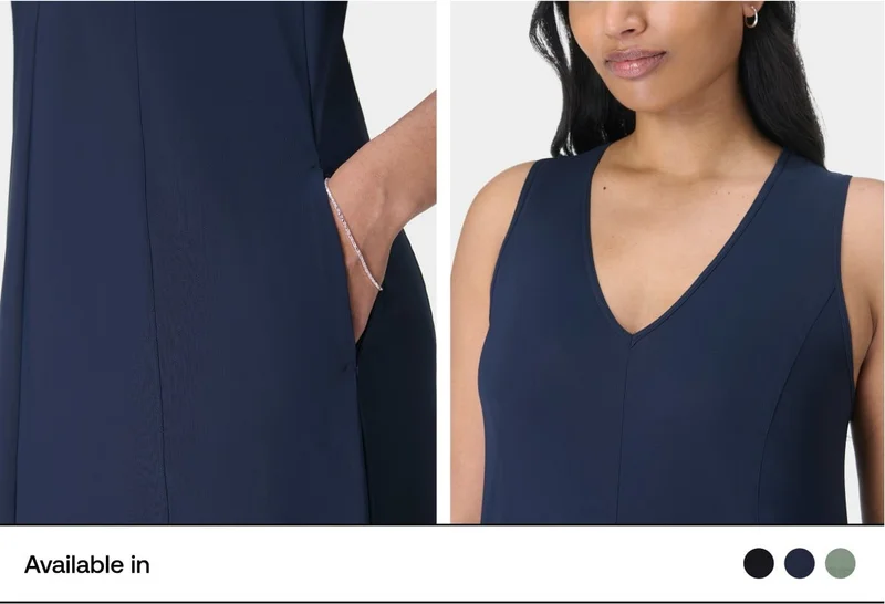 EXPLORER ACE V-NECK DRESS EXPLORER ACE V-NECK DRESS