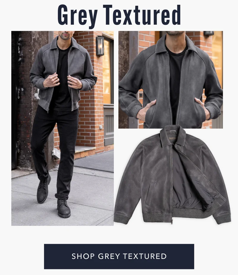 Shop Grey Textured Jacket