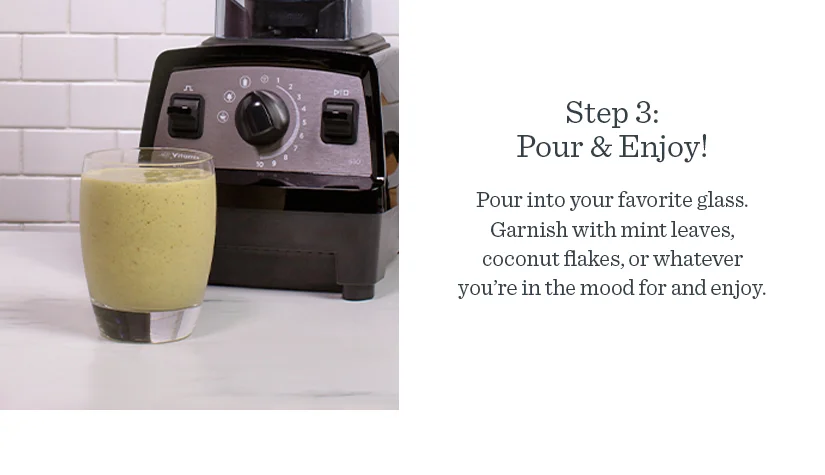 Step 3: Pour and Enjoy