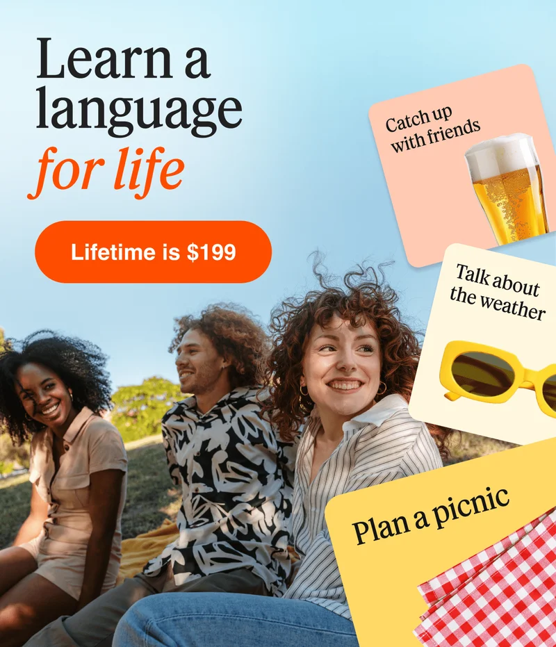 Learn a language for life