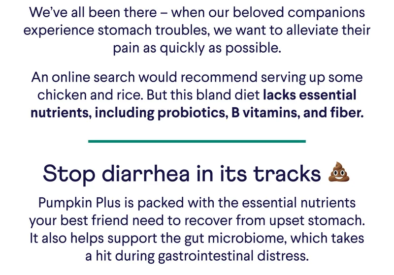 Stop diarrhea in its tracks