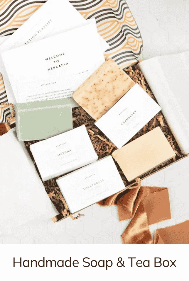 Merkaela Handmade Soap & Tea Box
