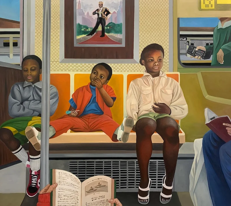 “Subway Car” by Mayumi Nakao