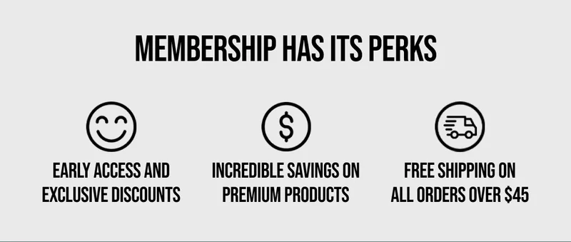 Membership has it perks
