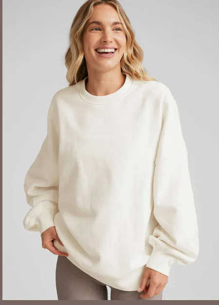 LuxeFleece Oversized Sweatshirt