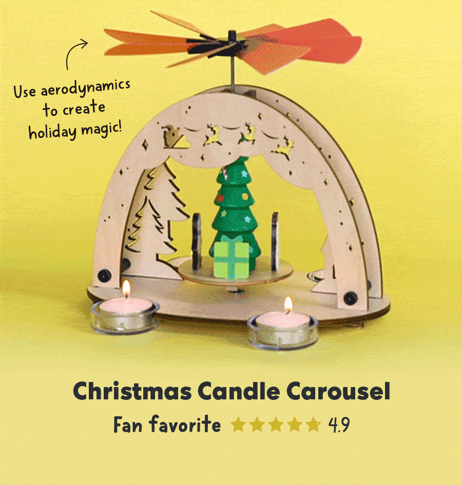 Christmas Candle Carousel