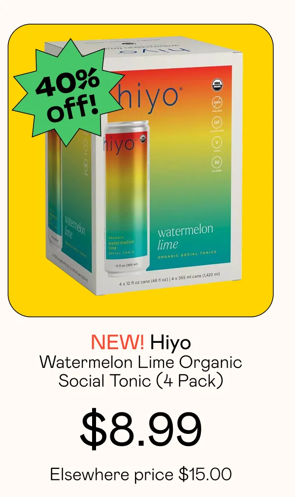 Watermelon Lemon Organic Social Tonic (4 Pack)
