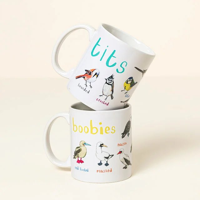 Fowl Language Mug - Tits & Boobies