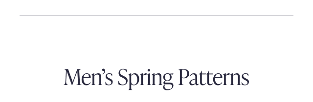 Men's Spring Patterns - Image