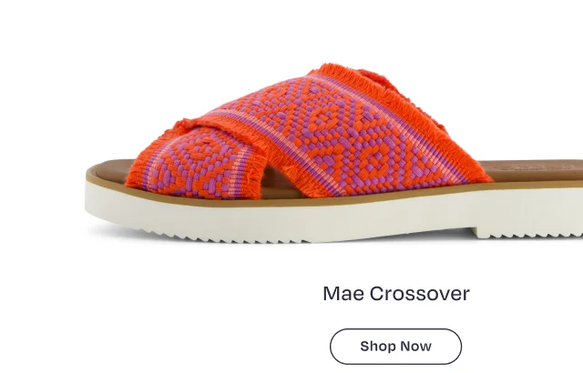 Mae Crossover Slide Sandal - Image
