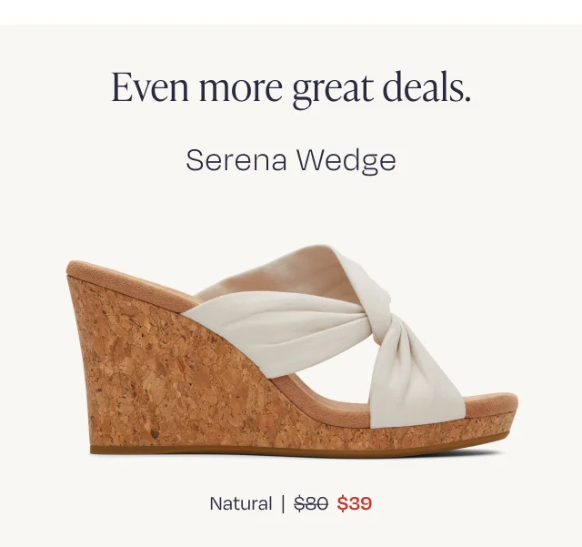 Serena Cork Wedge Sandal - Image