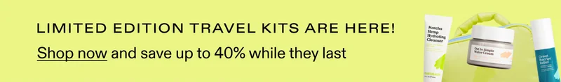 Limited edition travel kits are here! Shop now and save up to 40% while they last: