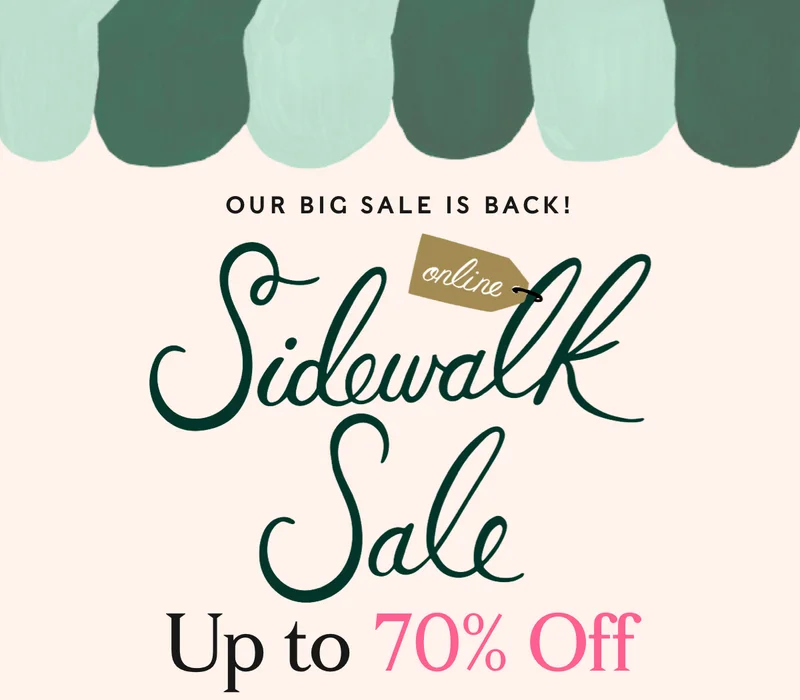 Our big sale is Back