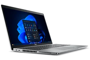 Dell laptop and Windows logo