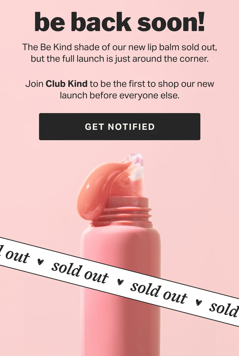 be back soon! | GET NOTIFIED