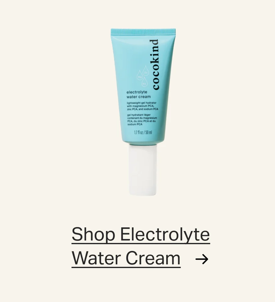electrolyte water cream