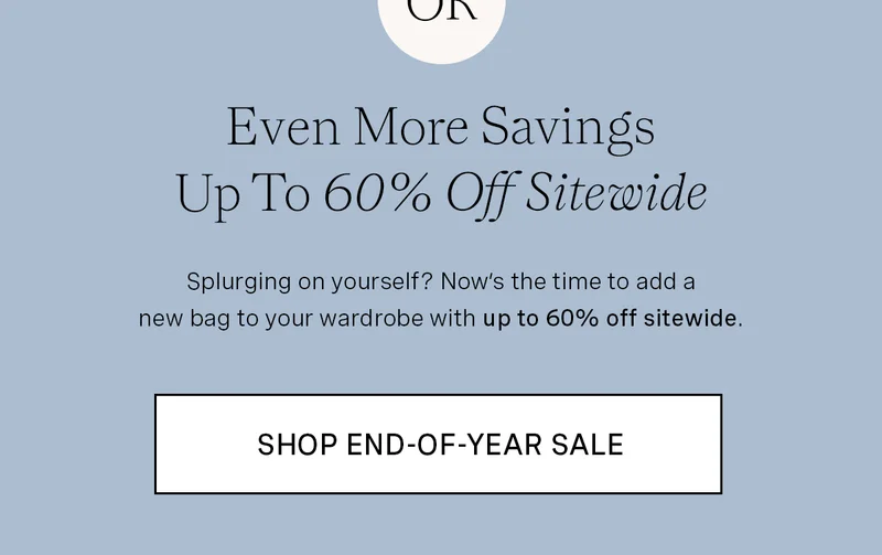 Shop up to 60% Off sitewide