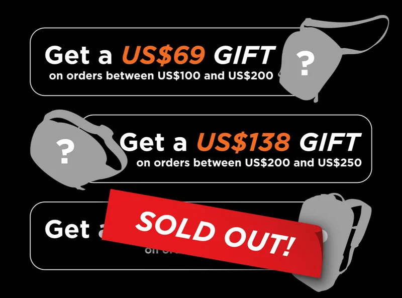 mystery gift tiers