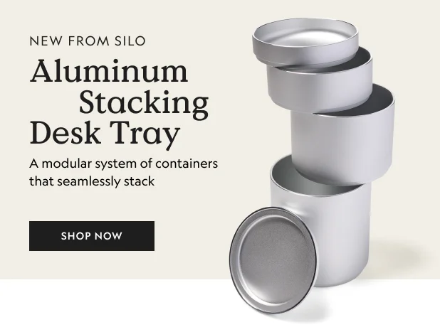 Silo Aluminum Stacking Desk Tray