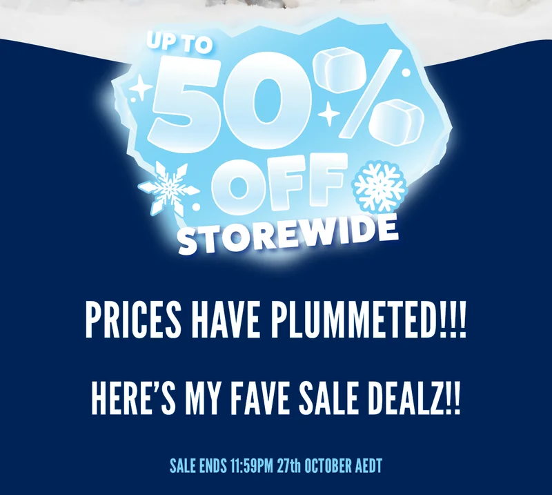 Up to 50% off! Here's my fave sale dealz