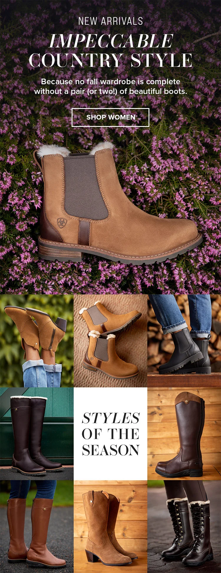 NEW ARRIVALS. IMPECCABLE COUNTRY STYLE | SHOP WOMEN