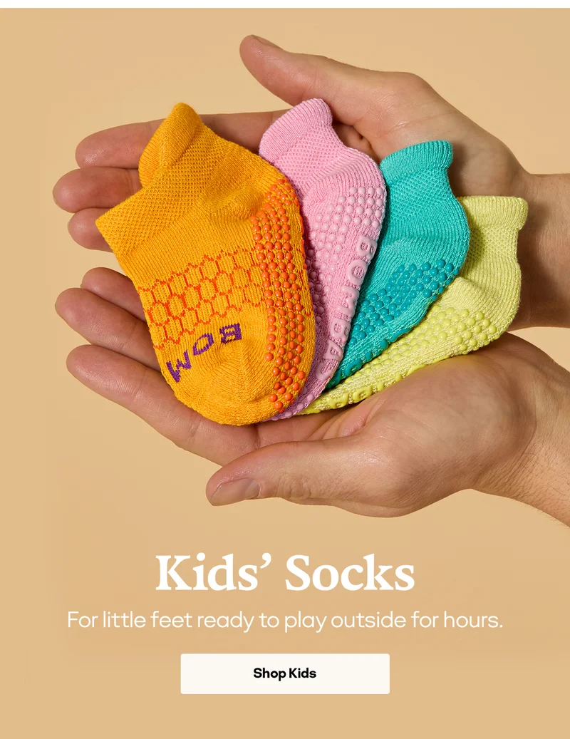 Kids’ Socks | For little feet ready to play outside for hours. Shop Kids