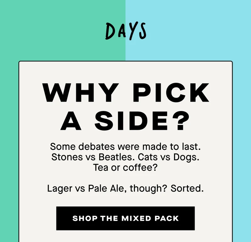 Why pick a side? Some debate were made to last. Shop the Mixed Pack.