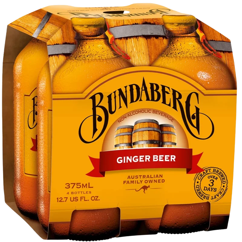 Image of Bundaberg Ginger Beer Soda (4 Pack)