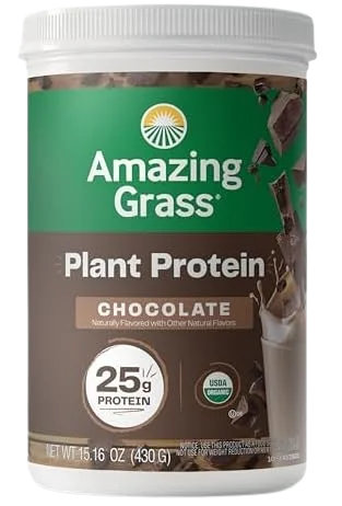 Image of Amazing Grass Organic Chocolate Plant Protein