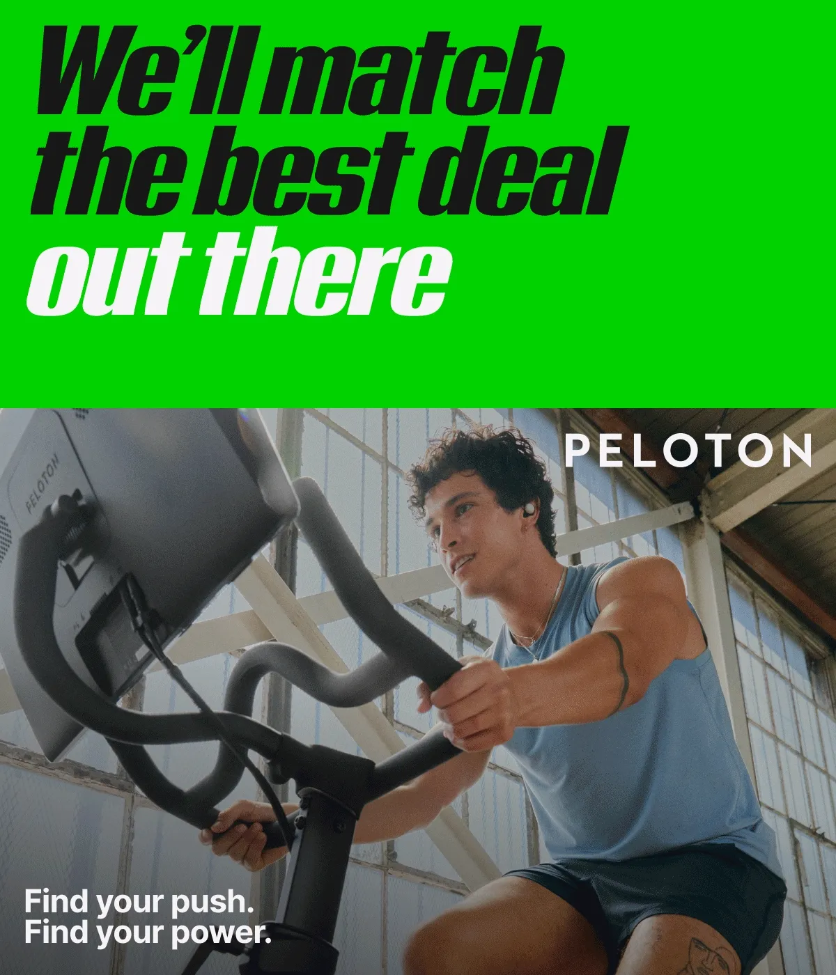 We'll match the best deal out there