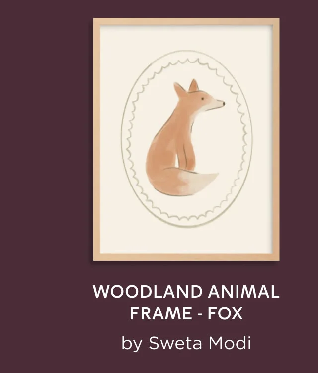 Woodland Animal Frame - Fox
